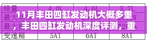 丰田四缸发动机深度解析，重量与性能的综合考量（最新评测版）