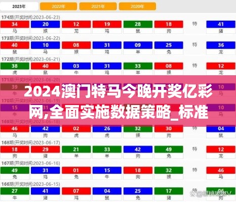 2024澳门特马今晚开奖亿彩网,全面实施数据策略_标准版11.641-1