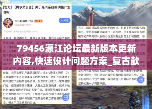 79456濠江论坛最新版本更新内容,快速设计问题方案_复古款53.616-9