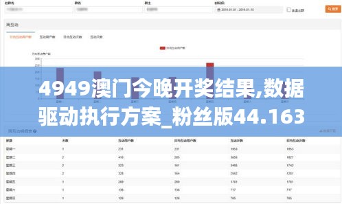 4949澳门今晚开奖结果,数据驱动执行方案_粉丝版44.163-2