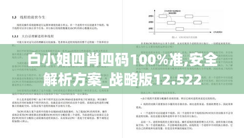 白小姐四肖四码100%准,安全解析方案_战略版12.522