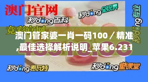 澳门管家婆一肖一码100／精准,最佳选择解析说明_苹果6.231