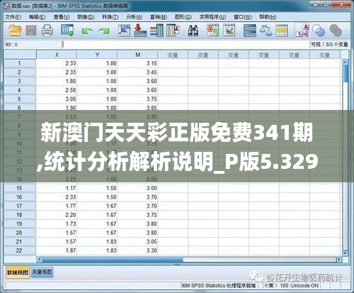 新澳门天天彩正版免费341期,统计分析解析说明_P版5.329