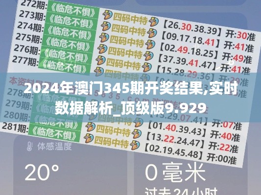 2024年澳门345期开奖结果,实时数据解析_顶级版9.929