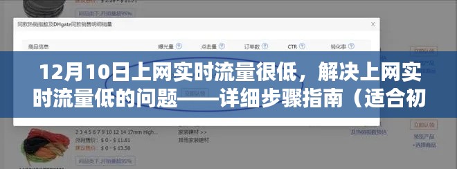 解决上网实时流量低问题的步骤指南，从初学者到进阶用户的详细教程（12月10日特辑）