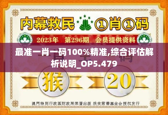 最准一肖一码100%精准,综合评估解析说明_OP5.479