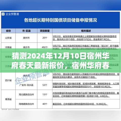 揭秘宿州华府春天智能生活新纪元，最新报价与高科技生活体验展望（2024年）