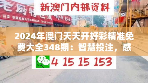 2024年澳门天天开好彩精准免费大全348期：智慧投注，感受数据分析的魅力