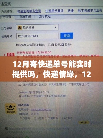 快递情缘背后的温情故事，实时单号见证十二月温情时刻