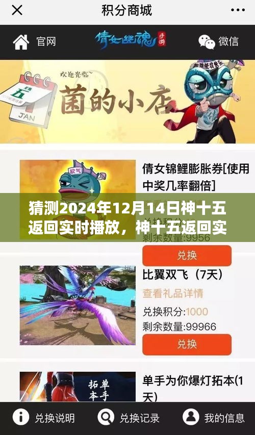 神十五返回预测与体验分析，实时直播见证历史时刻，2024年12月14日返回预测揭秘！