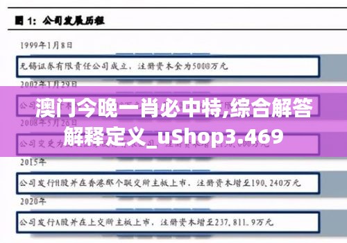 澳门今晚一肖必中特,综合解答解释定义_uShop3.469