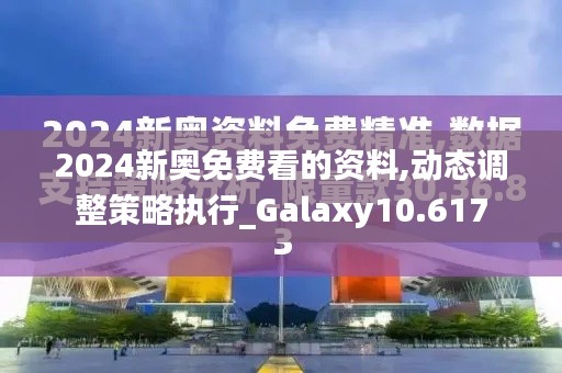 2024新奥免费看的资料,动态调整策略执行_Galaxy10.617