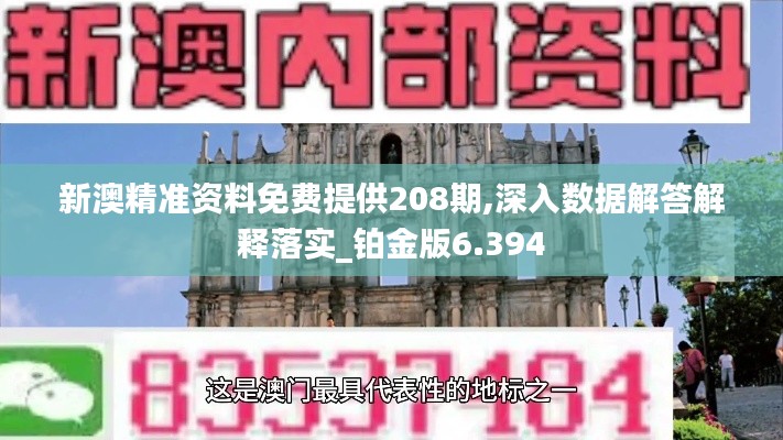 新澳精准资料免费提供208期,深入数据解答解释落实_铂金版6.394