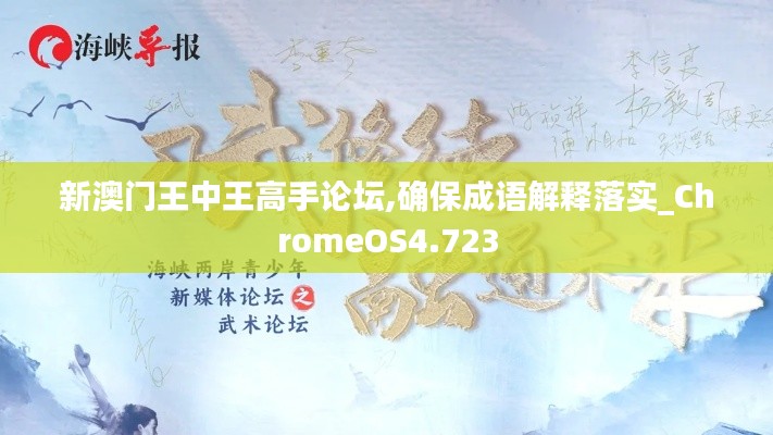 新澳门王中王高手论坛,确保成语解释落实_ChromeOS4.723