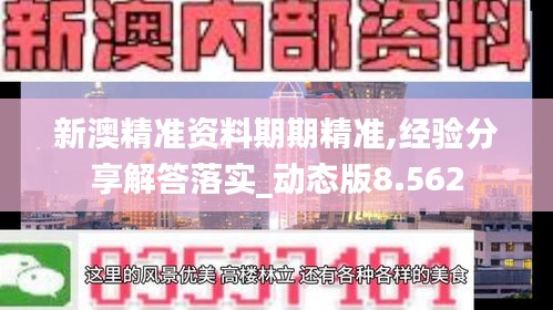 新澳精准资料期期精准,经验分享解答落实_动态版8.562