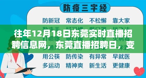 东莞直播招聘日，共筑梦想舞台，探寻变化、学习与自信的力量