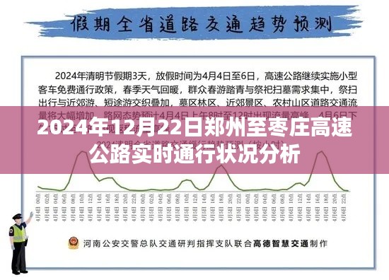 郑州至枣庄高速公路通行状况实时分析（2024年12月22日）