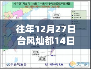 台风灿都实时路径播报，12月27日最新动态