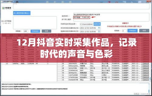 抖音实时采集作品记录时代风采，声音与色彩交织的十二月风采