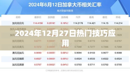 2024年12月热门技巧应用大盘点