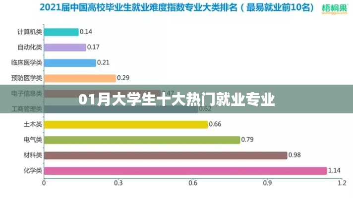 大学生热门就业专业榜单揭晓，一月十大热门专业