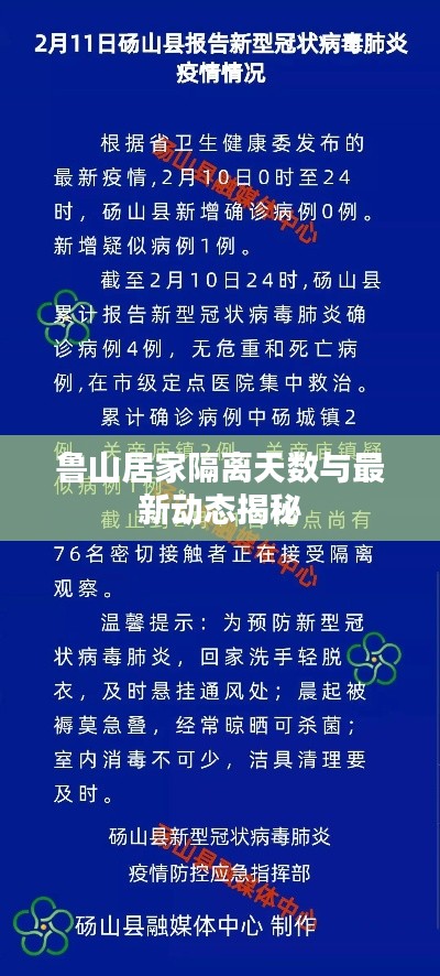 鲁山居家隔离天数与最新动态揭秘