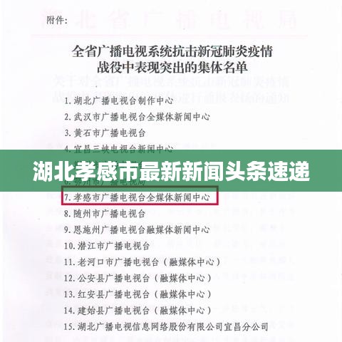 湖北孝感市最新新闻头条速递