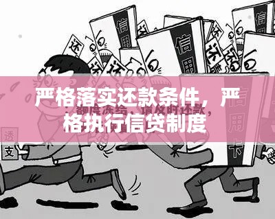 严格落实还款条件，严格执行信贷制度 