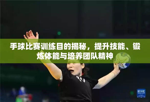 手球比赛训练目的揭秘，提升技能、锻炼体能与培养团队精神